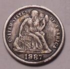 1887 Seated Liberty Dime