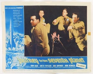 Tarjeta de vestíbulo de película original Journey to the Seventh Planet 1961 11x14 B - Imagen 1 de 6