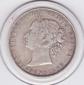  Canada  /  Newfoundland  1899  Silver   50  Cent   (92.5%)   Coin