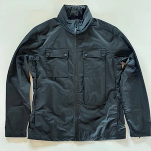 Aether Mens Black Windbreaker. Size L - Fits Like XL. Wind & Water Resistant. - Picture 1 of 10