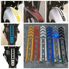 Stripes Motorcycle Reflective Stickers Car Motorbike Scooter Fender Decals