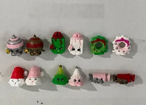 Shopkins Christmas Ornaments from Bulbs Complete set of 12 New Out of Package - Picture 1 of 3