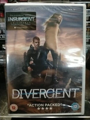 Divergent DVD Sci-Fi & Fantasy (2014) Theo James New Quality Guaranteed - Image 1 of 2