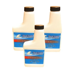 Premium Synthetic A/C Refrigerant Universal Pag Oil 8Oz Pack OF 3 - Picture 1 of 1