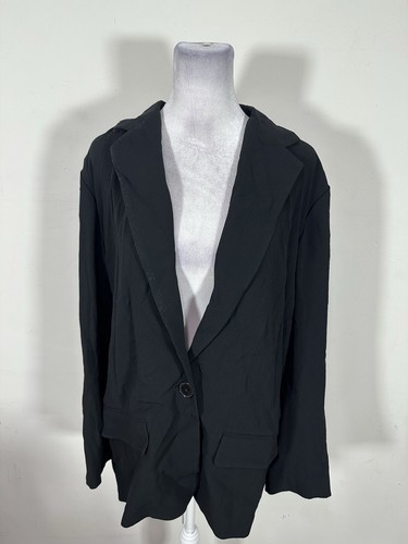 Giacca donna Kate Spade colore nero manica lunga taglia 4 un pezzo campione ��