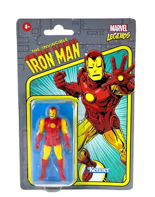 Marvel Legends Colección Retro El Invincible Iron Man Hasbro Kenner 3,75"" Foto 1 de 4