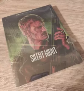 SILENT NIGHT 4K UHD Blu-ray + Digital SteelBook - New / Sealed Action - Imagen 1 de 2