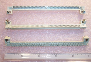 QTY (5) 822136-4 AMP 80 POSITION LOW PROFILE SIMM SOCKETS 1.27mm PITCH NOS - Picture 1 of 2