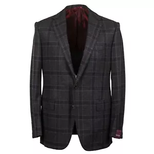 Sartoria Partenopea Slim-Fit Layered Check Cotton-Cashmere Sport Coat 42R Eu52 - Picture 1 of 10