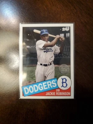 2020 topps series 1 Jackie Robinson 35th Anniversary 85 -22 Insert(C) - Image 1 of 2