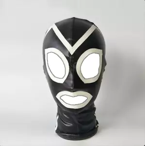 Spandex Latex Hood Headgear open eye mouth - Picture 1 of 5