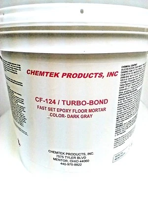 CHEMTEK PRODUCTS,INC CF-124 TURBO-BOND FAST SETTING EPOXY MORTAR