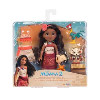 Disney Moana 2 Moan's Adventure Petite Juego Muñeca 6" Con Accesorios 7 Piezas Foto 1 de 4