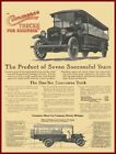 1917 Commerce Motor Car Co. New Metal Sign: 1 Ton Commerce Truck - Detroit, Mi