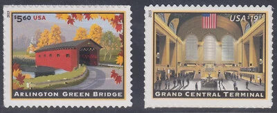 US Stamps #4738, #4739 - 2013 Priority + Express Mail VF NH - Image 1 of 3