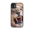 Smiling Lion Rubber Phone Case Funny Novelty Animal Picture Lions Laughing H925