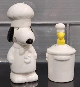 VINTAGE PEANUTS SNOOPY & WOODSTOCK - SALT & PEPPER SHAKE 1966-1972 MADE IN JAPAN - Bild 1 von 11