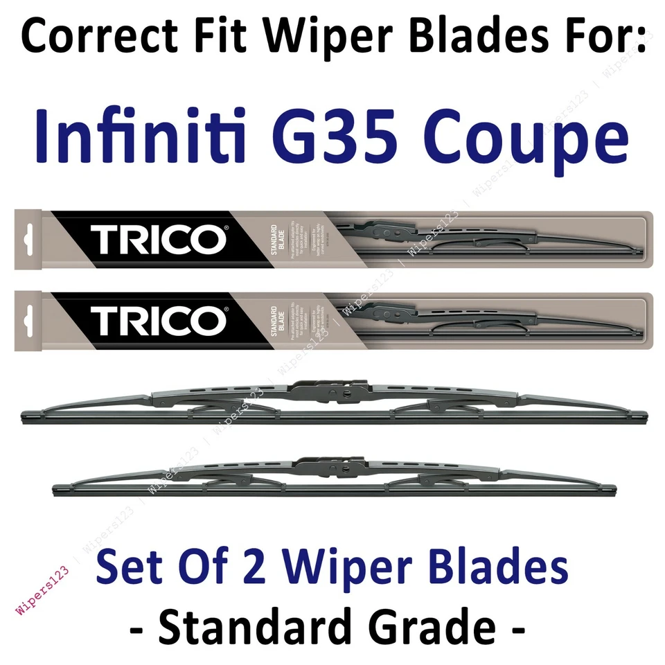 Wiper Blades 2 件装标准 - 适合 2003 - 2006 年英菲尼迪 G35 Coupe - 30240/170 — 第 1/1 张图片