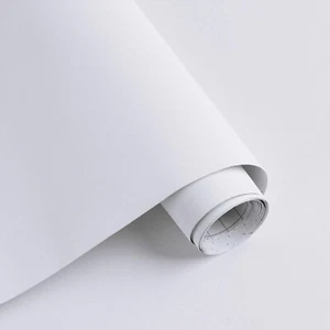Timeet Carta da Parati Autoadesiva Bianca Retro Adesivo Plastica 60X500cm Carta Contatto - Foto 1 di 9