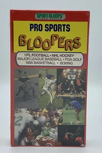 NEW Pro Sports Bloopers VHS NFL Football Hockey Baseball Golf Boxing Basketball - Picture 1 of 4