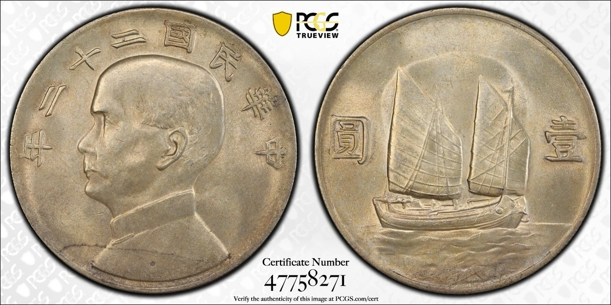 MS 62 级中华帝国银币(Pre - 1948) | eBay