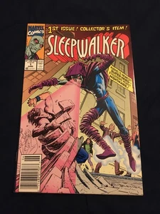Sleepwalker # 1 1st Appearance Of Sleepwalker Newsstand Marvel Comics 1991 - Picture 1 of 2