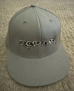 Grau Ford Raptor Baseballkappe EUC ohne Etikett montiert 7 1/4-7 5/8 Acryl Wolle Elasthan - Bild 1 von 6