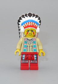LEGO Native American Indian Chief minifigure Western 6746 6766 6763 6709