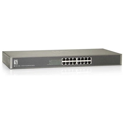 LevelOne FSW-1650 switch di rete Non gestito Fast Ethernet (10/100) Grigio - Immagine 1 di 4