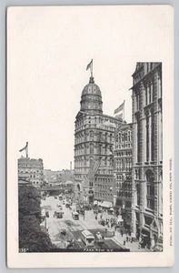 Publ. By Ill Post Card Co. New York NY Postcard UDB Park Row NY - Picture 1 of 2