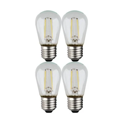 Satco S8021 - 1 Watt LED Replacement S14 Outdoor String Light Bulbs (4 Pack) - Image 1 of 4