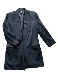 Vintage Women’s Oversized Black Blazer 100% Episode Vintage - Picture 1 of 15