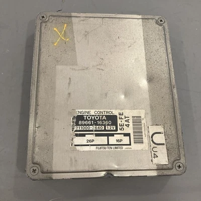 Toyota Tercel 1995 1,5 L ECU/ECM 89661-16360 Foto 1 de 4
