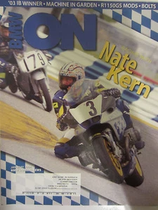 BMW Owners News Magazine January 2004 '03 IB Winner Machine in Garden R1150GS Mo - Picture 1 of 2