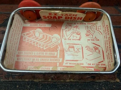 Vintage Antique Metal Wire Soap Dish Basket Holder Bath Sink Claw Tub  - Image 1 of 4