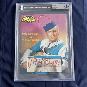 1960's -BATMAN- VAN JOHNSON Beckett BAS Signed/Autograph/Auto 8x10 DC TV Card - Bild 1 von 4