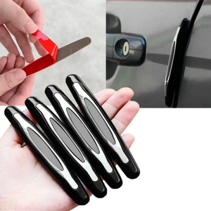 4Pcs Black Car Door Edge Anti-Scratch Strips Protector Guard Sticker Accessory - Bild 1 von 12