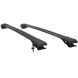 For Citroen C5 II Tourer Cross Roof Bars Carrier Carrier BLACK - Picture 1 of 14
