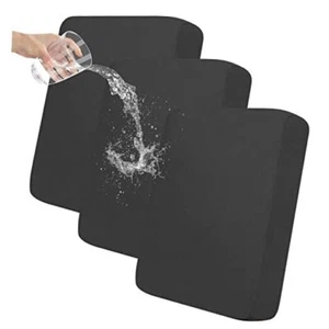 100% Waterproof Chair Sofa Seat Cushion 3-piece sofa cushion Dark Gray - Picture 1 of 7