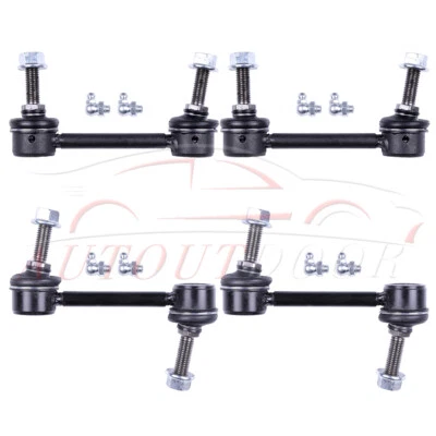 Juego de 4 eslabones estabilizadores delanteros y traseros aptos para Hummer H3 2006-2010 Foto 1 de 4