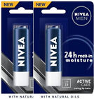 Nivea Men Active Lip Blam With SPF 15 For Mens Pack of 2