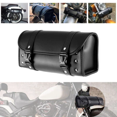 Front Fork Tool Bag Pouch SaddleBag For Honda Shadow 600 750 1100 VTX VT Cruiser - Image 1 of 4