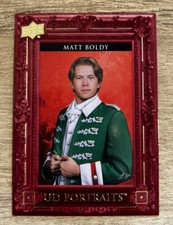 2023-24 UPPER DECK SERIES 1 UD PORTRAITS RED /25 MATT BOLDY #P-2