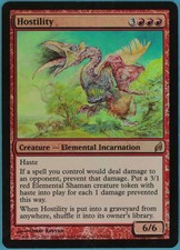 Hostility FOIL Lorwyn NM Red Rare MAGIC THE GATHERING CARD (ID# 50862) ABUGames