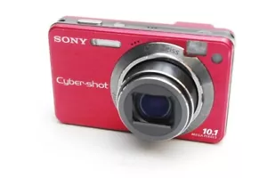 Sony Cybershot 10.1 Mega Pixel Red Pink Camera DSC-W170 from Japan USED - Picture 1 of 6