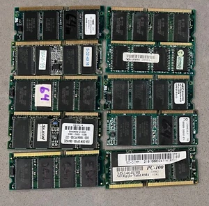 Lot of 10 Memory Sticks NEC 64MB + Others - Picture 1 of 1