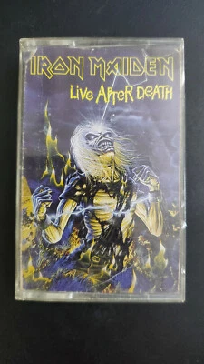 Iron Maiden - Live After Death Cassette Tape Heavy Metal Music 1985 Rock n Roll - Image 1 of 4