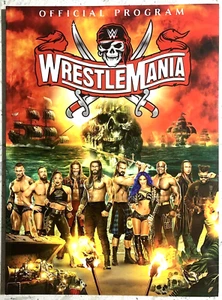 WWE Wrestlemania 37 Wrestling Program BAD BUNNY debut match HALL OF FAME - Picture 1 of 2