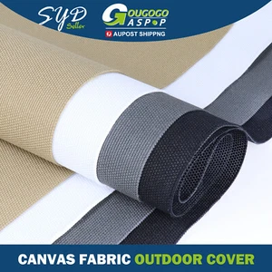 Sturdy Canvas Fabric Truck Caravan Canopy Awning Sunshade Materials Windproof - Picture 1 of 9