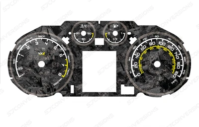 Vauxhall (Opel) Astra J VXR geschmiedete Carbon Zifferblatt Karten 8 Farben Messgeräte - Bild 1 von 4